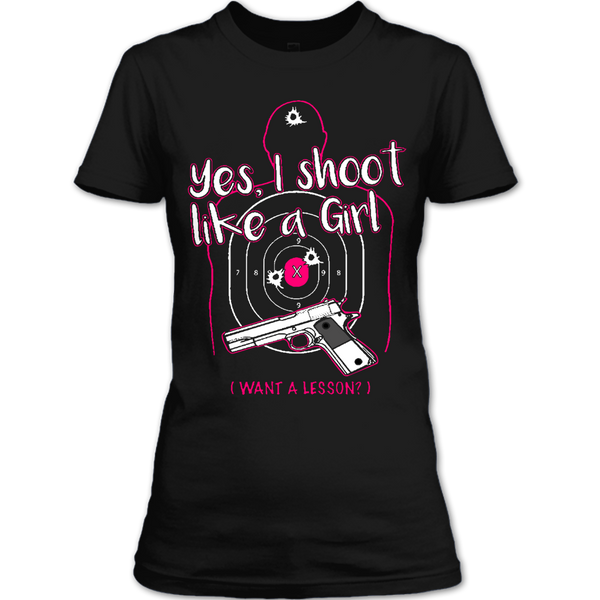 A black t-shirt with the shopify logo