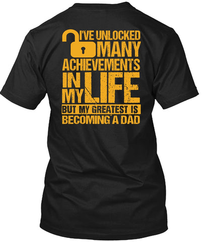 A black t-shirt with the shopify logo