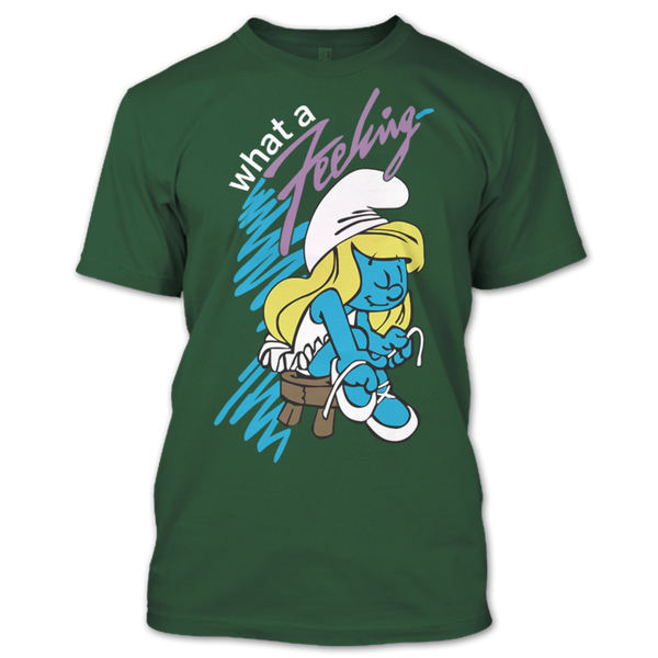 A black t-shirt with the shopify logo