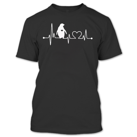 A black t-shirt with the shopify logo