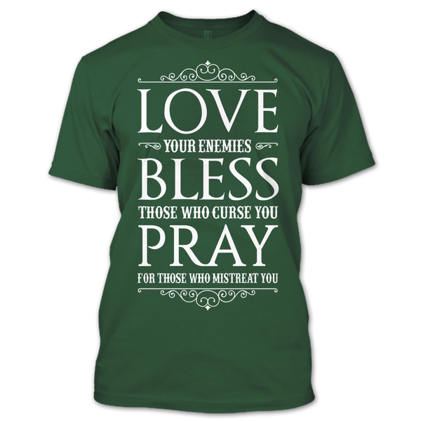 A black t-shirt with the shopify logo