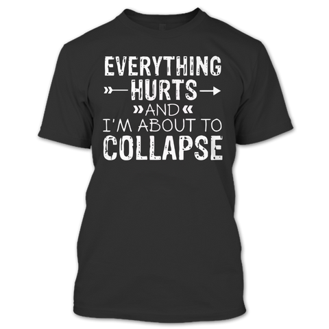 A black t-shirt with the shopify logo