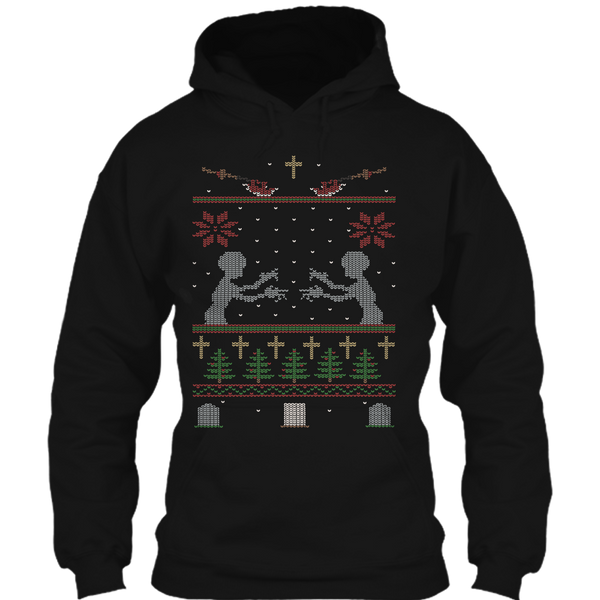 A black t-shirt with the shopify logo