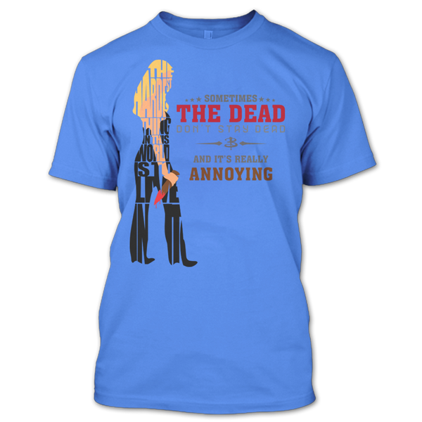 A black t-shirt with the shopify logo