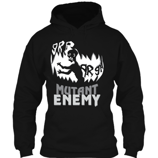 A black t-shirt with the shopify logo