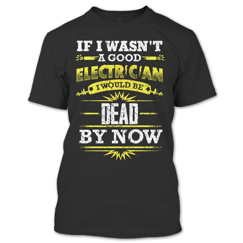 A black t-shirt with the shopify logo