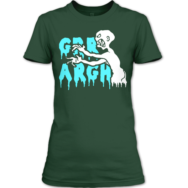 A black t-shirt with the shopify logo