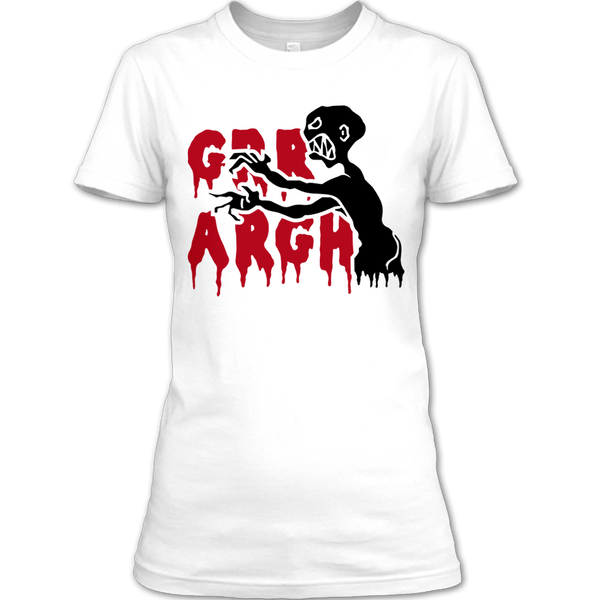 A black t-shirt with the shopify logo