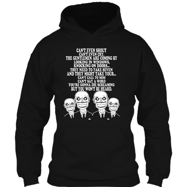 A black t-shirt with the shopify logo