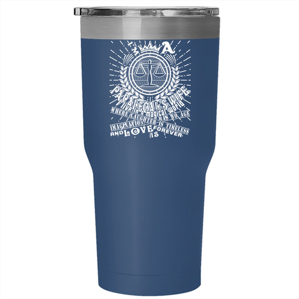 I'm A Paralegal's Wife Tumbler 30 oz Stainless Steel, Just Married Travel Mug