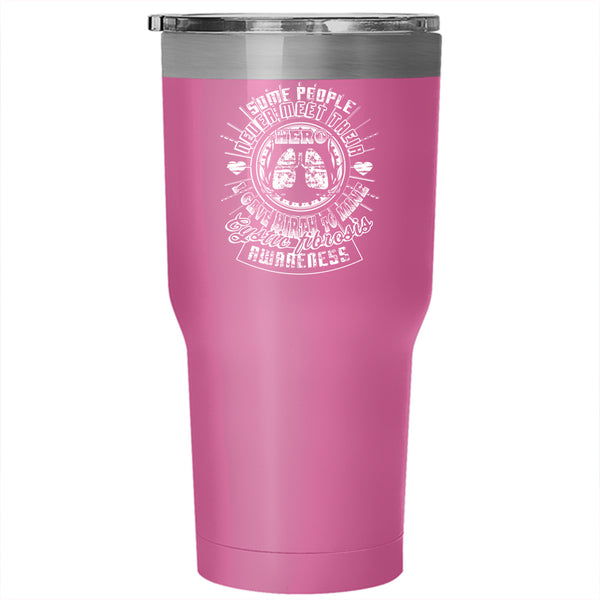 I Gave Birth To Mine Tumbler 30 oz Stainless Steel, Cystic Fibrosis Awareness Travel Mug