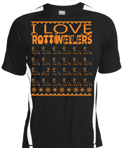 A black t-shirt with the shopify logo