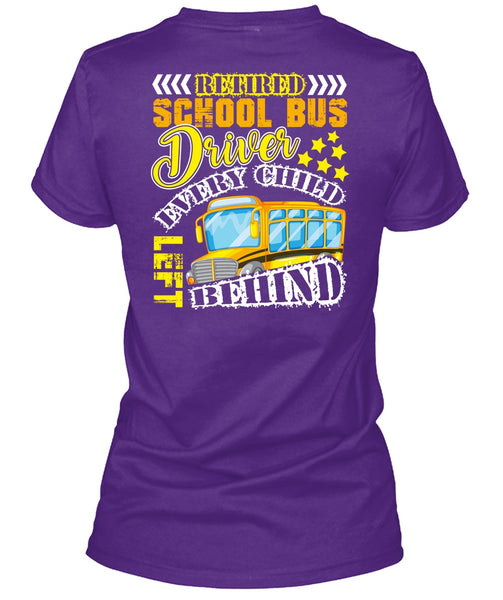 Retired School Bus Driver T Shirt, I Love Bus T Shirt