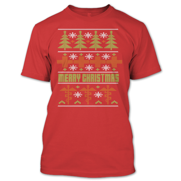 A black t-shirt with the shopify logo