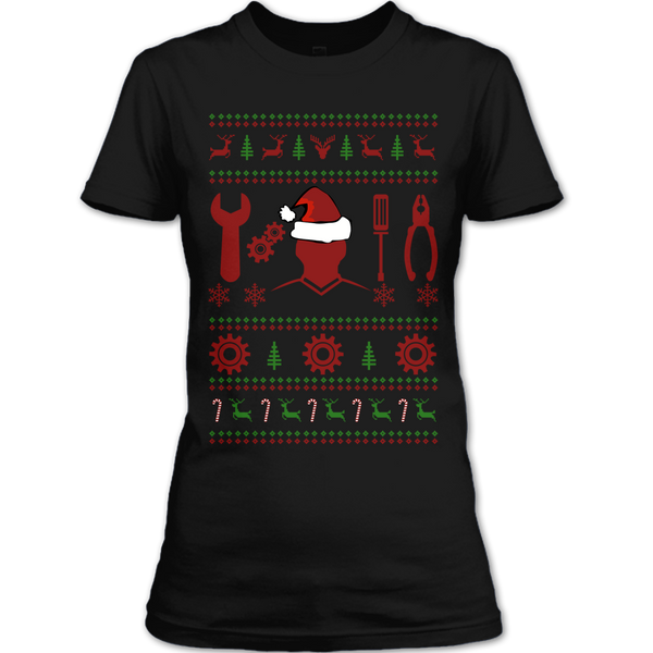 A black t-shirt with the shopify logo