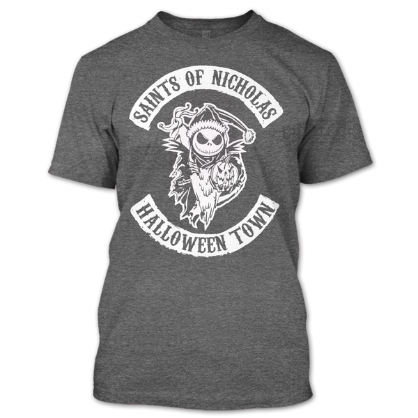 A black t-shirt with the shopify logo