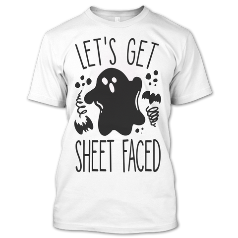 A black t-shirt with the shopify logo