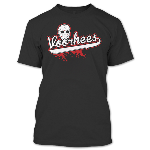 A black t-shirt with the shopify logo