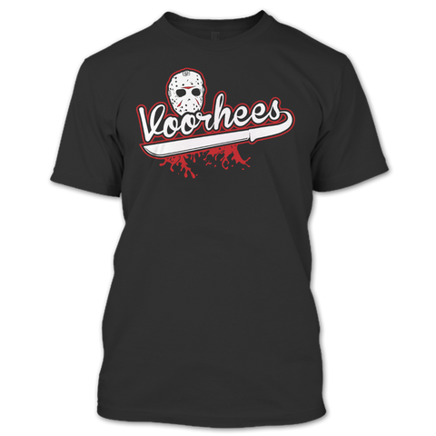 A black t-shirt with the shopify logo