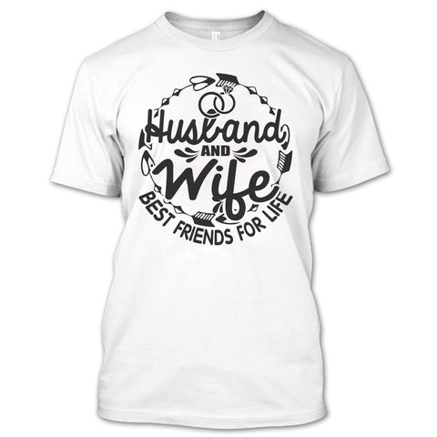 A black t-shirt with the shopify logo