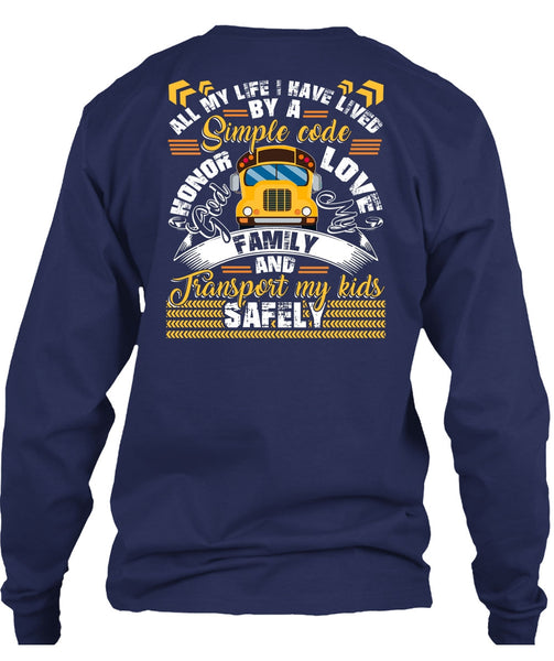 God My Family T Shirt, I Love Bus T Shirt