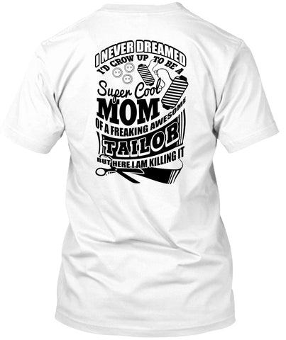 A black t-shirt with the shopify logo