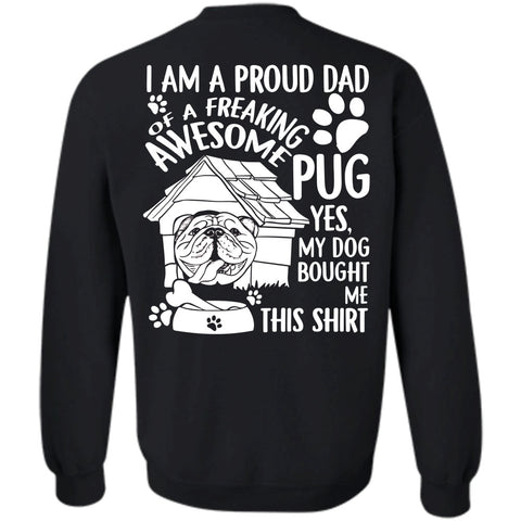 A black t-shirt with the shopify logo