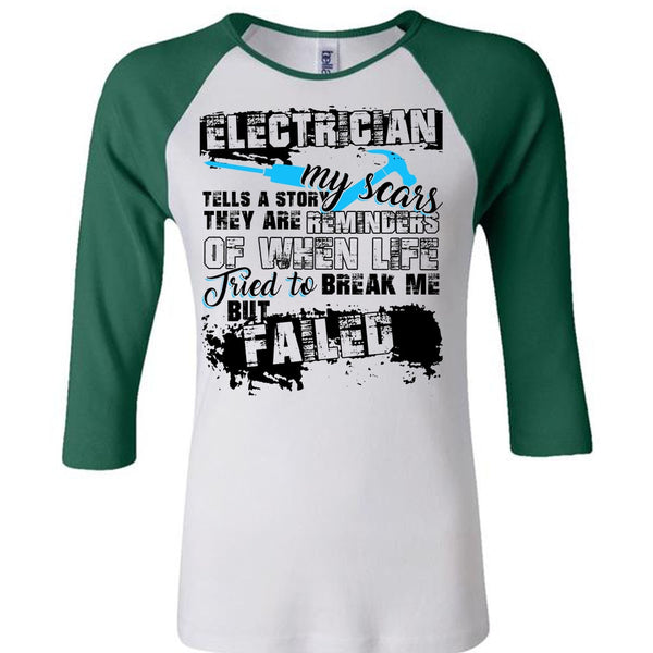 Electrician Tells A Story My Scars T Shirt, I Love Electrician T Shirt, Awesome T-Shirts
