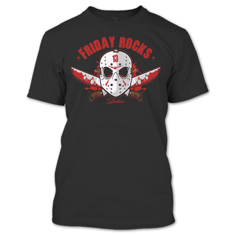 A black t-shirt with the shopify logo