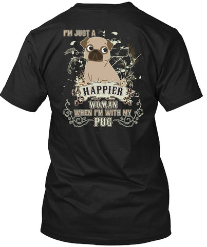 A black t-shirt with the shopify logo