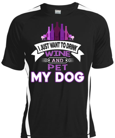 A black t-shirt with the shopify logo