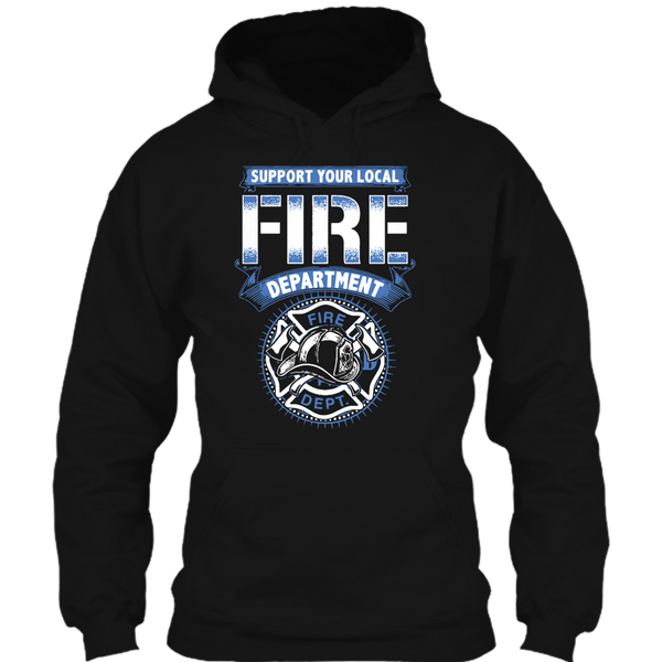 A black t-shirt with the shopify logo