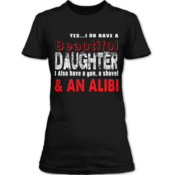 A black t-shirt with the shopify logo