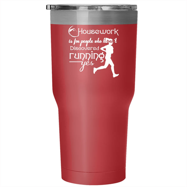 I Love Running Tumbler 30 oz Stainless Steel, Best Gift For Runner Travel Mug