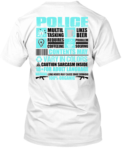 A black t-shirt with the shopify logo