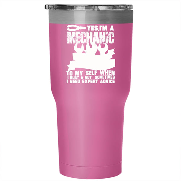 I'm A Mechanic Tumbler 30 oz Stainless Steel, Best Gift For Mechanic Travel Mug