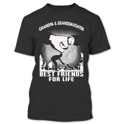 A black t-shirt with the shopify logo