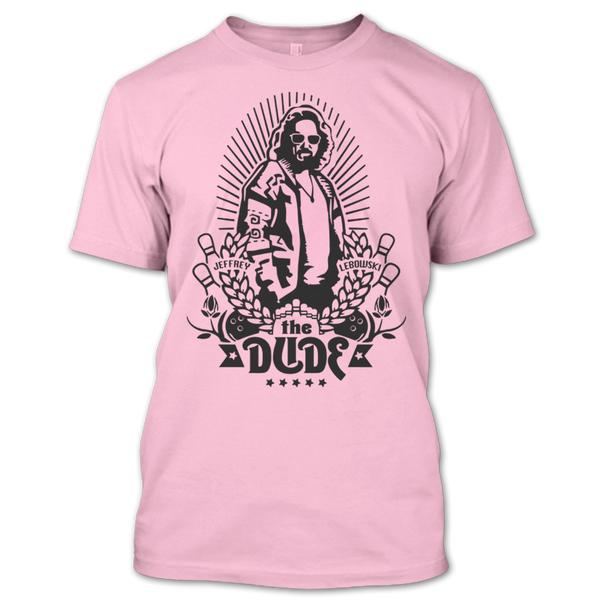 A black t-shirt with the shopify logo