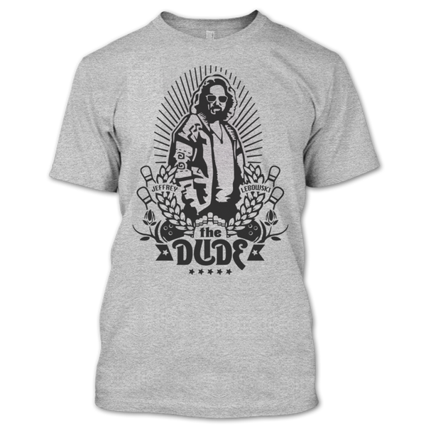 A black t-shirt with the shopify logo