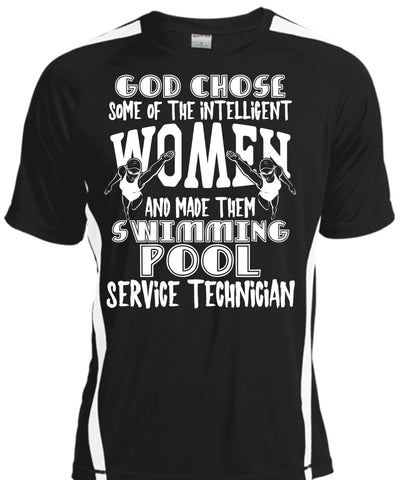 A black t-shirt with the shopify logo