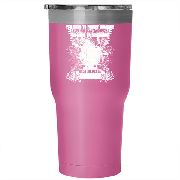 It's Hard To Forget Someone Tumbler 30 oz Stainless Steel, Cool Husband Travel Mug