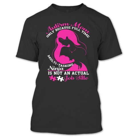 A black t-shirt with the shopify logo