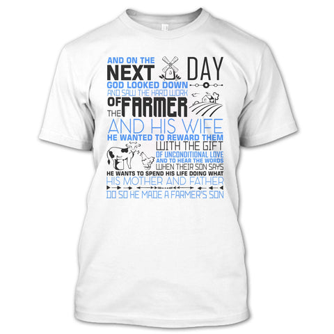 A black t-shirt with the shopify logo