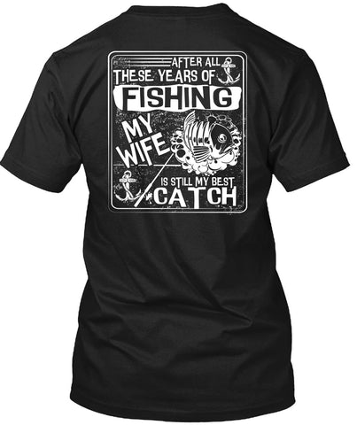 A black t-shirt with the shopify logo