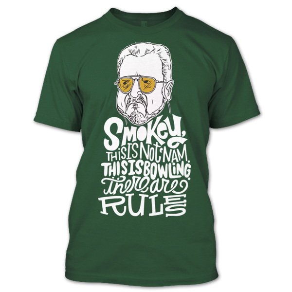 A black t-shirt with the shopify logo