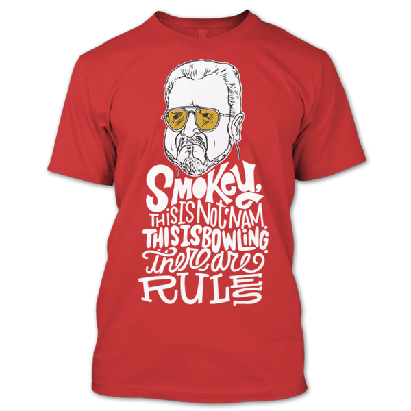 A black t-shirt with the shopify logo