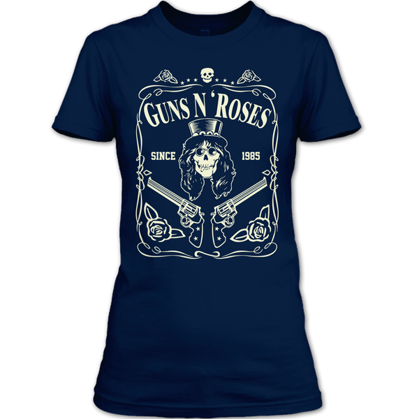 A black t-shirt with the shopify logo