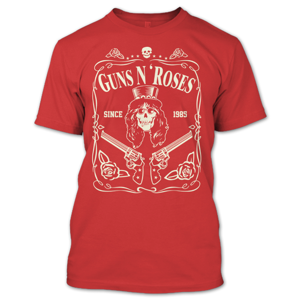 A black t-shirt with the shopify logo