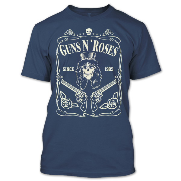 A black t-shirt with the shopify logo