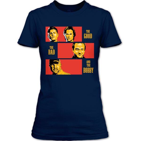 A black t-shirt with the shopify logo